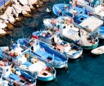 fishing boats, amalfi coast, italy